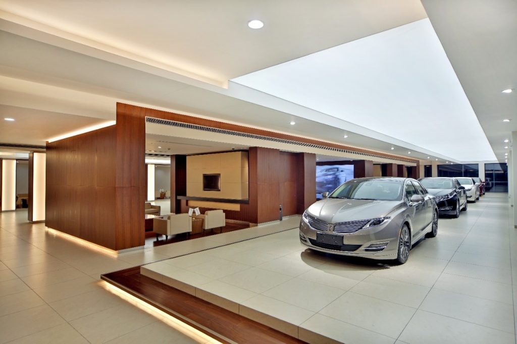 The Lincoln MKZ midsize luxury sedan is among the first two vehicles now for sale in Lincoln stores in China.