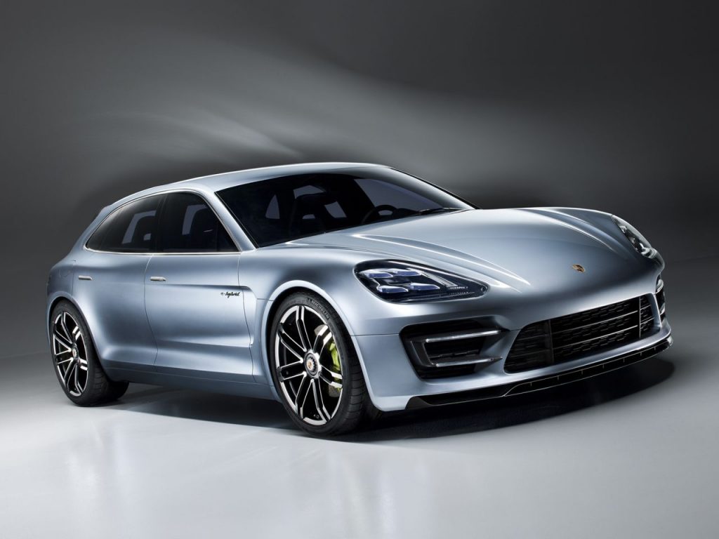 The 2018 Cayenne is expected to feature similar front air intakes as those seen on this Porsche Panamera Sport Turismo concept
