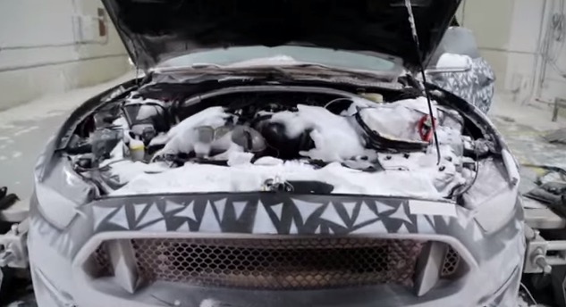 2016 Ford Mustang Shelby GT350 Climate Chamber Winter Testing 06